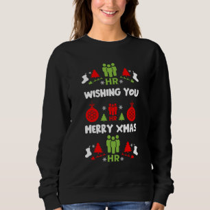 Camiseta Recursos Humanos Papais noeis Feios Presentes Xmas