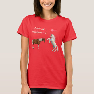 Camiseta Recursos Humanos Unicórnio Cavalo Engraçado Presen