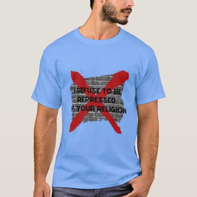 Camiseta Recuso-me a ser reprimido (Frente)
