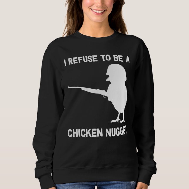 Camiseta Recuso-me a ser um Nugget de Frango (Frente)