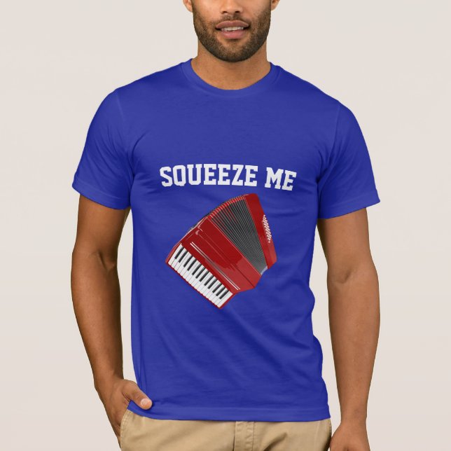 Camiseta Red Accordion - Aperte-Me, (Frente)