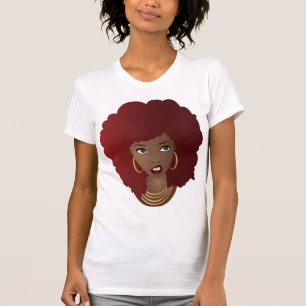 Camiseta Red Afro, Beleza Natural - Irritado