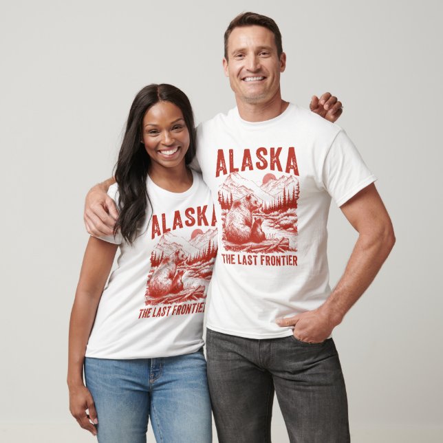 Camiseta Red Alaska Grizzly Frontier Tee (Unissex)