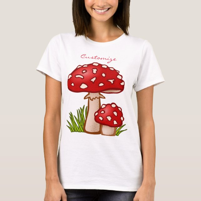 Camiseta Red Amanita Mushroom Thunder_Cove (Frente)