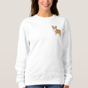 Camiseta Red and White Pembroke Welsh Corgi Pet Art Design