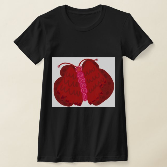 Camiseta Red Angel Butterfly (Postura )