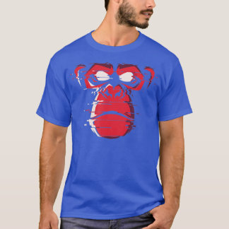 Camiseta Red Angry Gorilla Ape Monkey Chimp