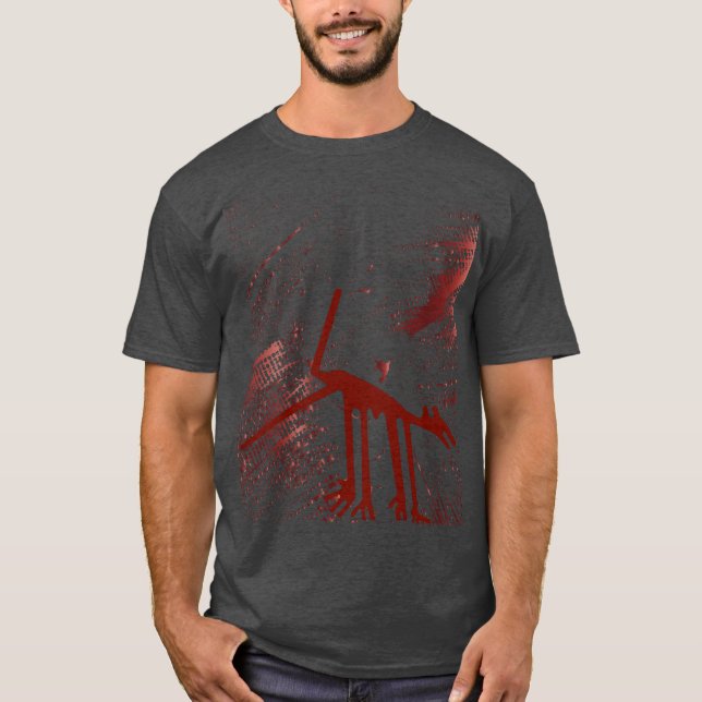 Camiseta Red Animal Geoglyph (Frente)