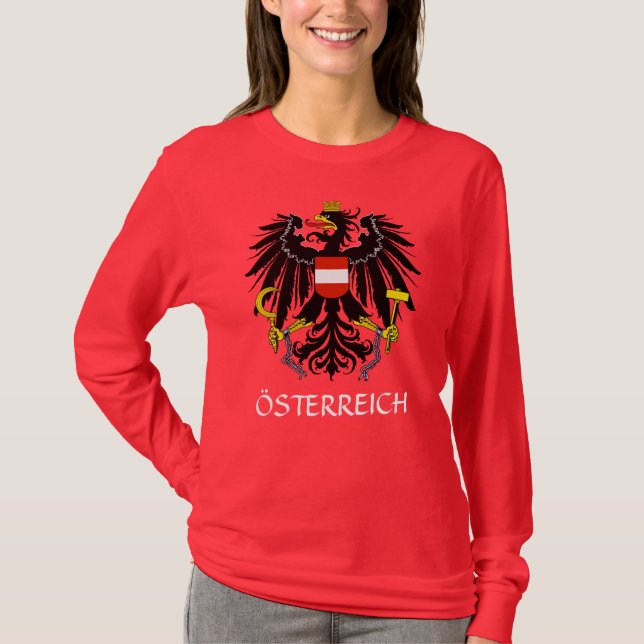 Camiseta RED Austria Arms "Österreich" (Frente)