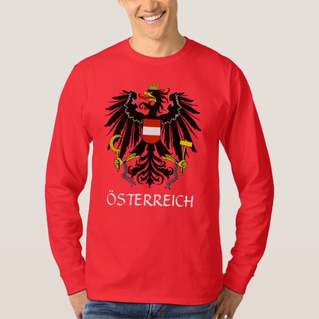Camiseta RED Austria Arms "Österreich" (Frente)