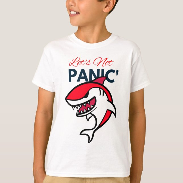 Camiseta Red Baby Shark_Vamos Não Pânico (Frente)