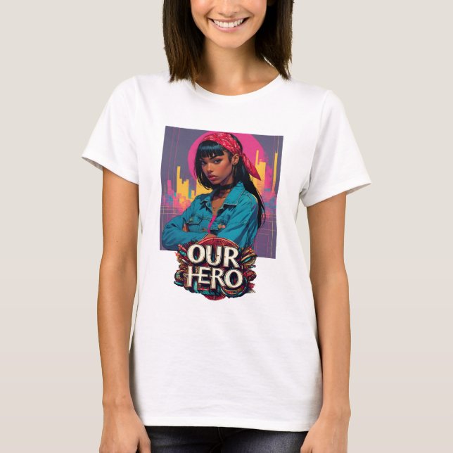 Camiseta Red Bandana Girl Our Hero Music Concert (Frente)