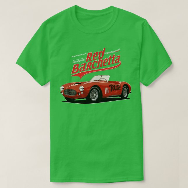 Camiseta Red Barchetta Rush (Frente do Design)