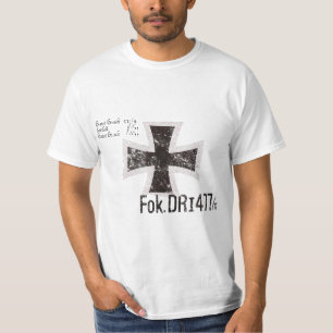Camiseta Red Baron's Fokker DR1 Triplane Vintage Insignia
