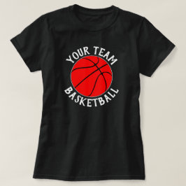 Camiseta Red Basball Team, Player Name & Jersey Number