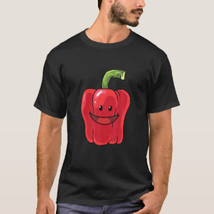Camiseta Red Bell Pepper Vegetal Vegan Hobby Diversão do Ja