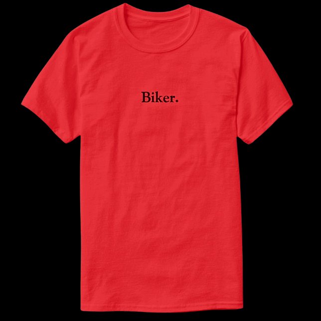 Camiseta Red Biker - Motocicleta (Criador carregado)