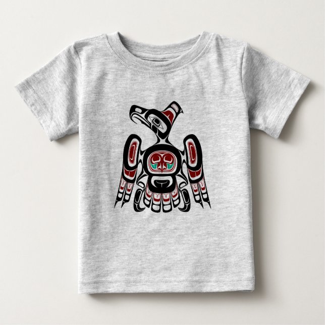 Camiseta Red Black Kaigani Thunderbird Americano (Frente)