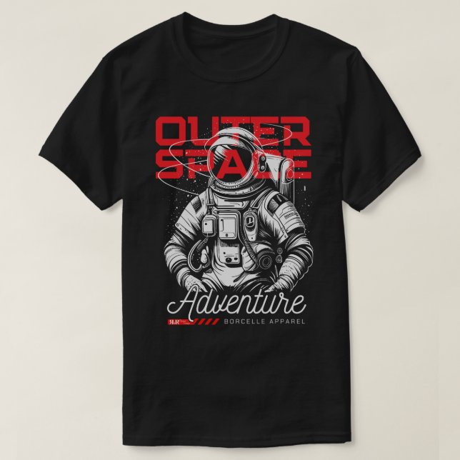 Camiseta Red & Black Outerspace Vision Tee (Frente do Design)