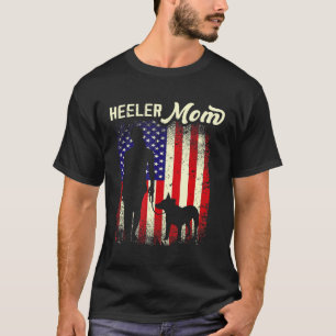 Camiseta Red Blue Heeler Mãe Gado Australiano Americano