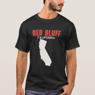 Camiseta Red Bluff California State America Viagem Cali