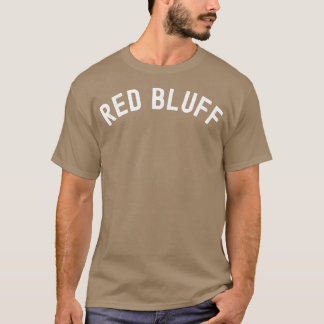 Camiseta Red Bluff California USA Flag Vintage Cali Bear Sa