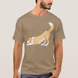 Camiseta Red Border Collie Yoga