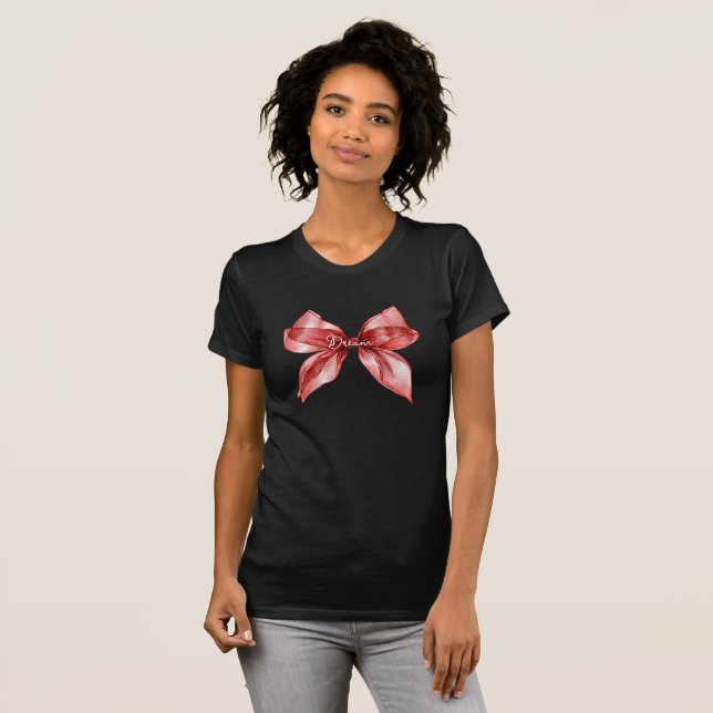 Camiseta Red Bow  (Frente Completa)