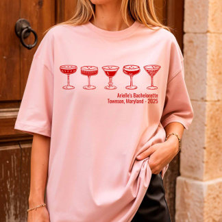 Camiseta Red Bridesmaid Espresso Martini Bachelorette
