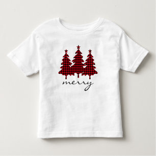 Camiseta Red Buffalo Check Pine Trees