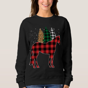 Camiseta Red Buffalo Xadrez Horse Tree Leopard, Christm