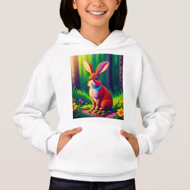 Camiseta Red Bunny Sentado na Grass (Frente)