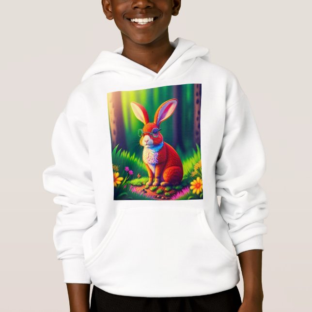 Camiseta Red Bunny Sentado na Grass (Frente)
