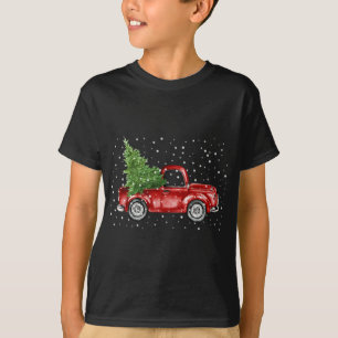 Camiseta Red Christmas Truck Vintage