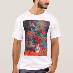 Camiseta Red Chrysanthemum, Monet