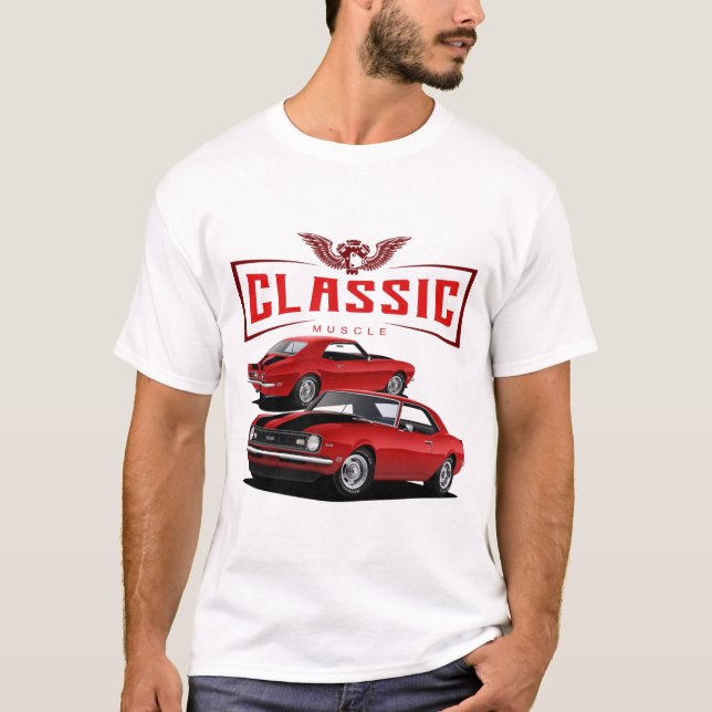 Camiseta Red Classic Camaro (Frente)