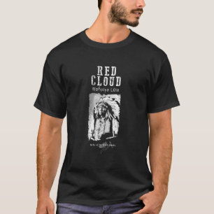 Camiseta Red Cloud-Oglala Lakota Chefe-Sioux-América Nativa