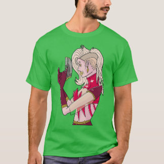 Camiseta Red Cosmmic Space Girl