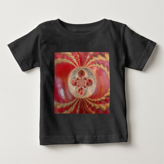 Camiseta Red Cricket Balls Abstrato (Frente)