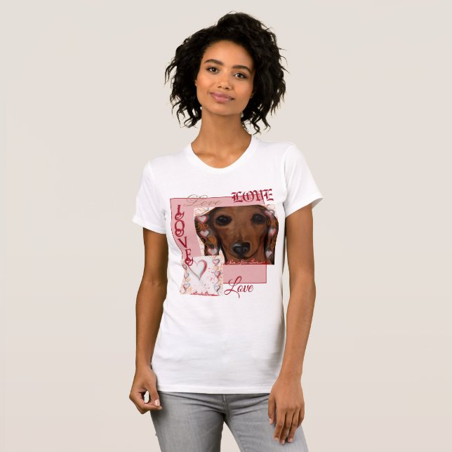 Camiseta Red Dachshund (Frente Completa)