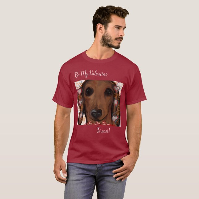 CAMISETA RED DACHSHUND (Frente Completa)