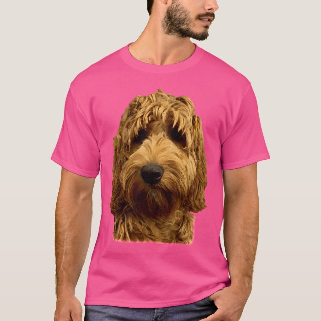 Camiseta Red Doodle Dog retro (Frente)