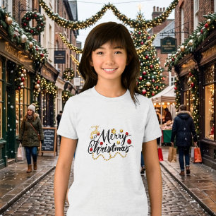 Camiseta Red Dourado Felry Christmas