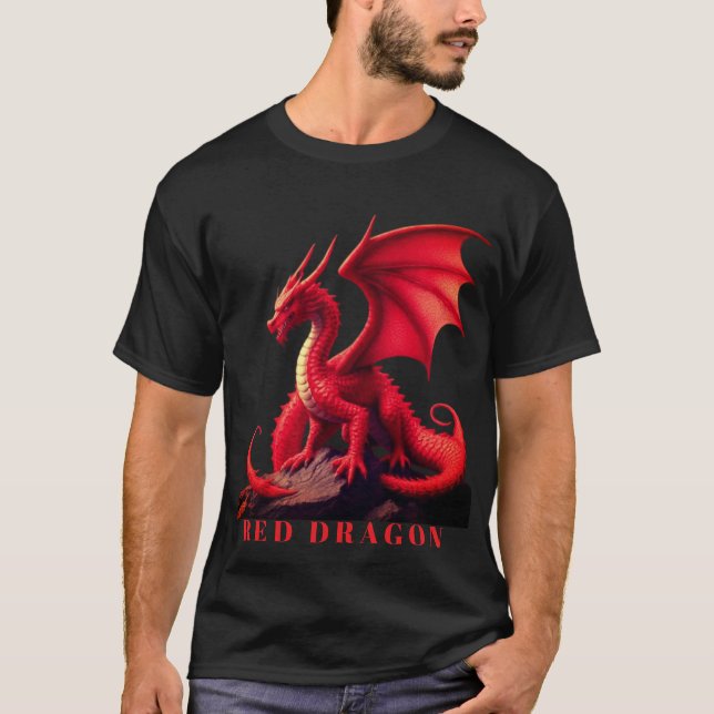 CAMISETA RED DRAGON (Frente)