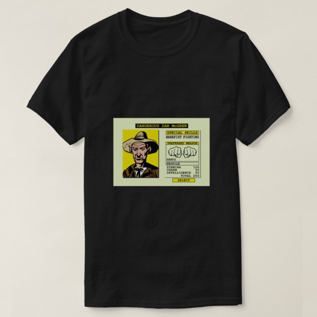 Camiseta Red Dwarf - Mugs Murphy Essential (Frente do Design)