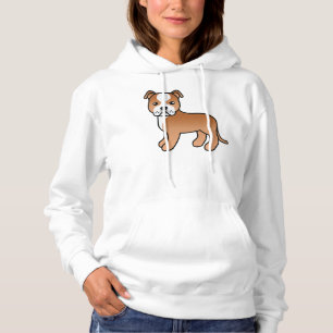 Camiseta Red E White Staffordshire Bull Terrier Dog