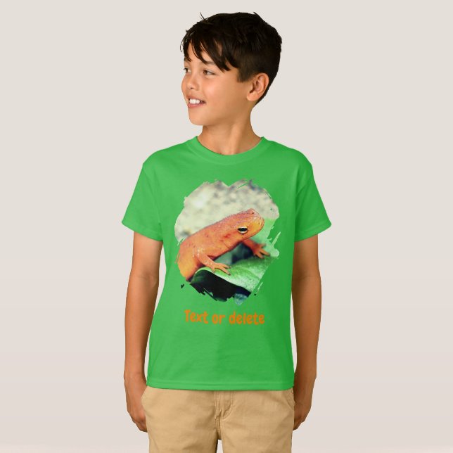 Camiseta Red Eft Salamander Personalized Nature  (Frente Completa)