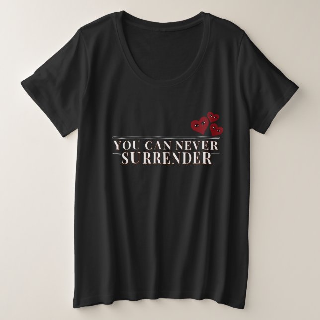 Camiseta Red Face Love Heart Art (Frente do Design)