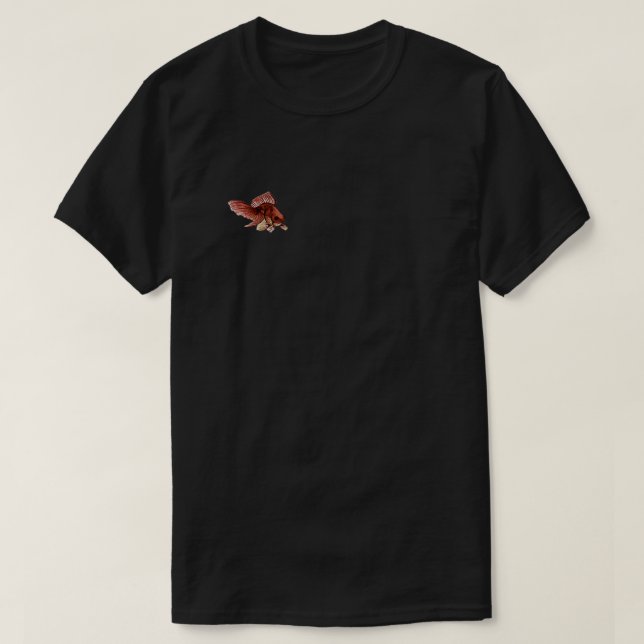 Camiseta Red Fantail Goldfish (Frente do Design)