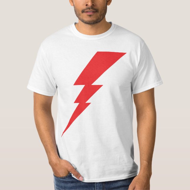 Camiseta Red Flash Lightning Bolt (Frente)